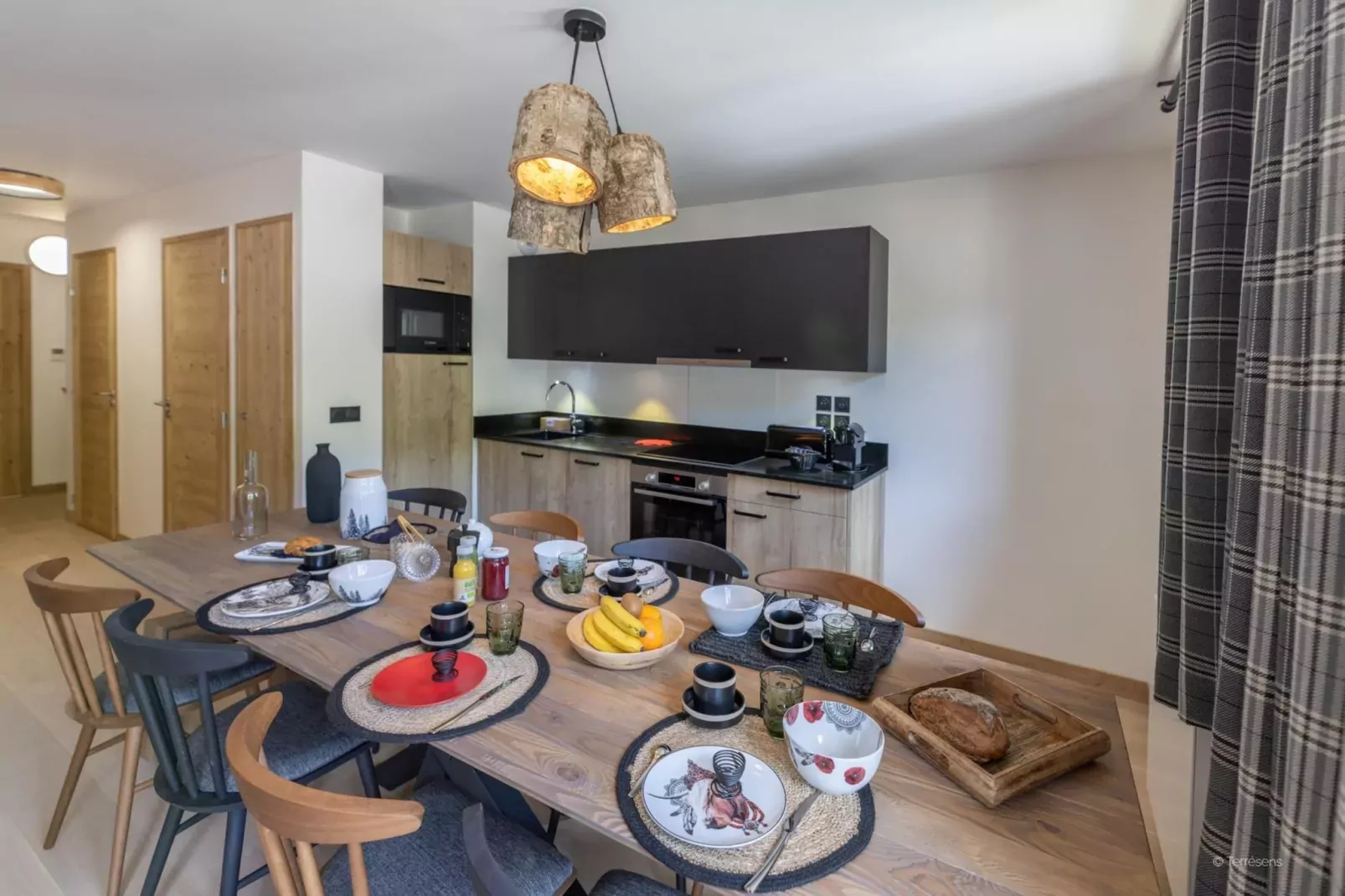 SERRE CHEVALIER Le Cristal Lodge-A40S-Keuken