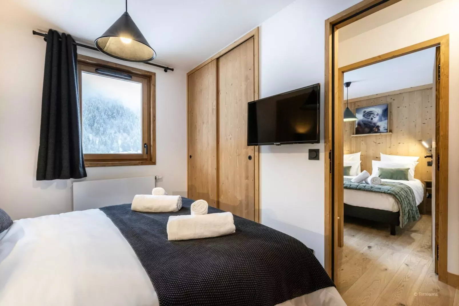 CHAPELLE DABONDANCE Le Flocon Blanc A38S-Slaapkamer