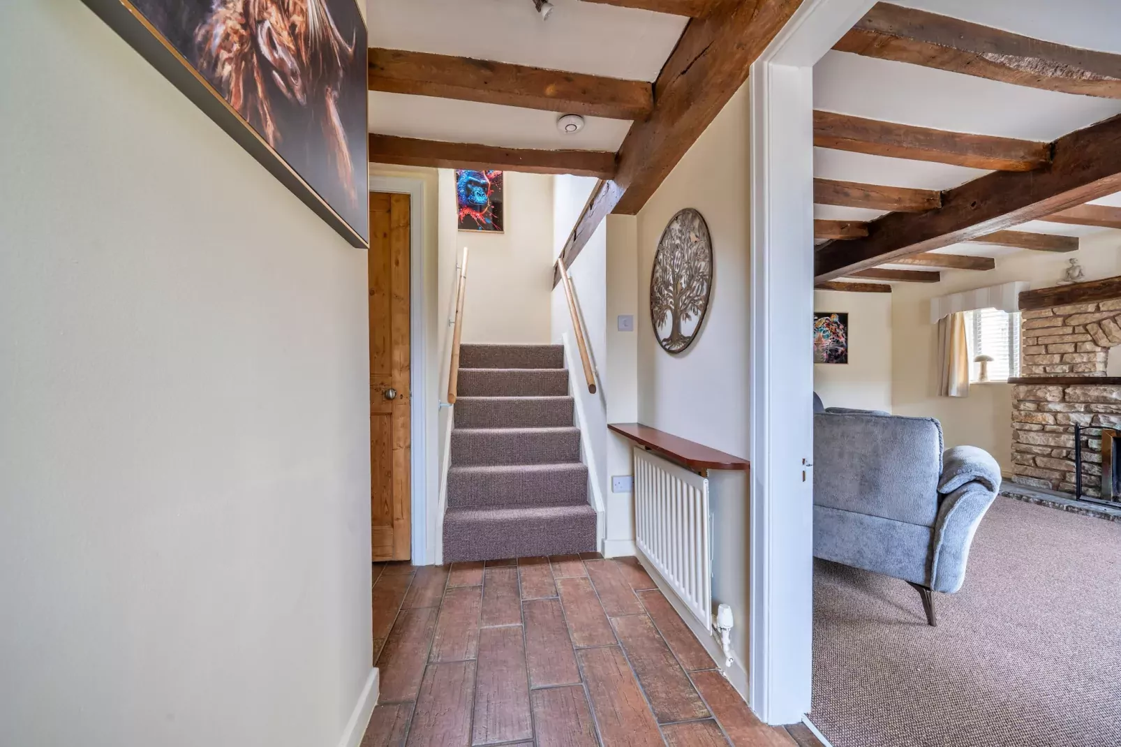Barn Cottage-Overloop