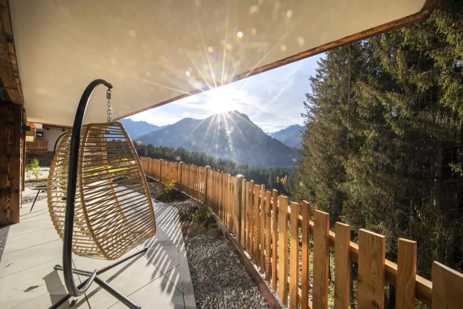 Nationalpark Chalet Schneespitze-Uitzicht zomer