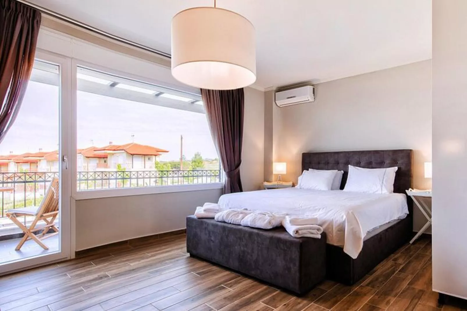 Holiday homes Sunny Villas Resort and SPA Chanioti-No 3 small EXCLUSIVE VILLA 3 BEDROOMS-Slaapkamer