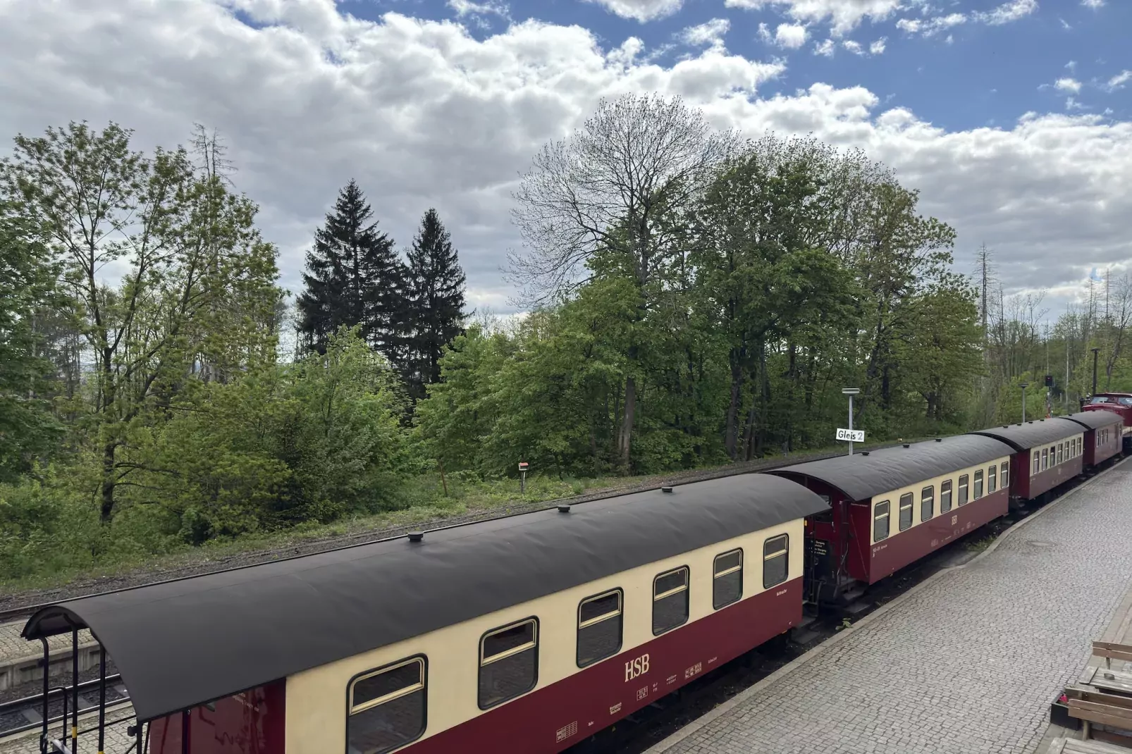 Apartment im alten Bahnhof-Uitzicht zomer