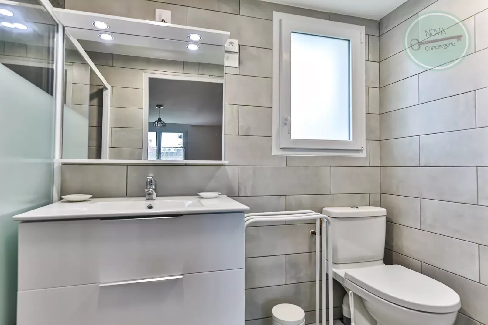 Maison Ker Mona entre plage et commerces-Badkamer