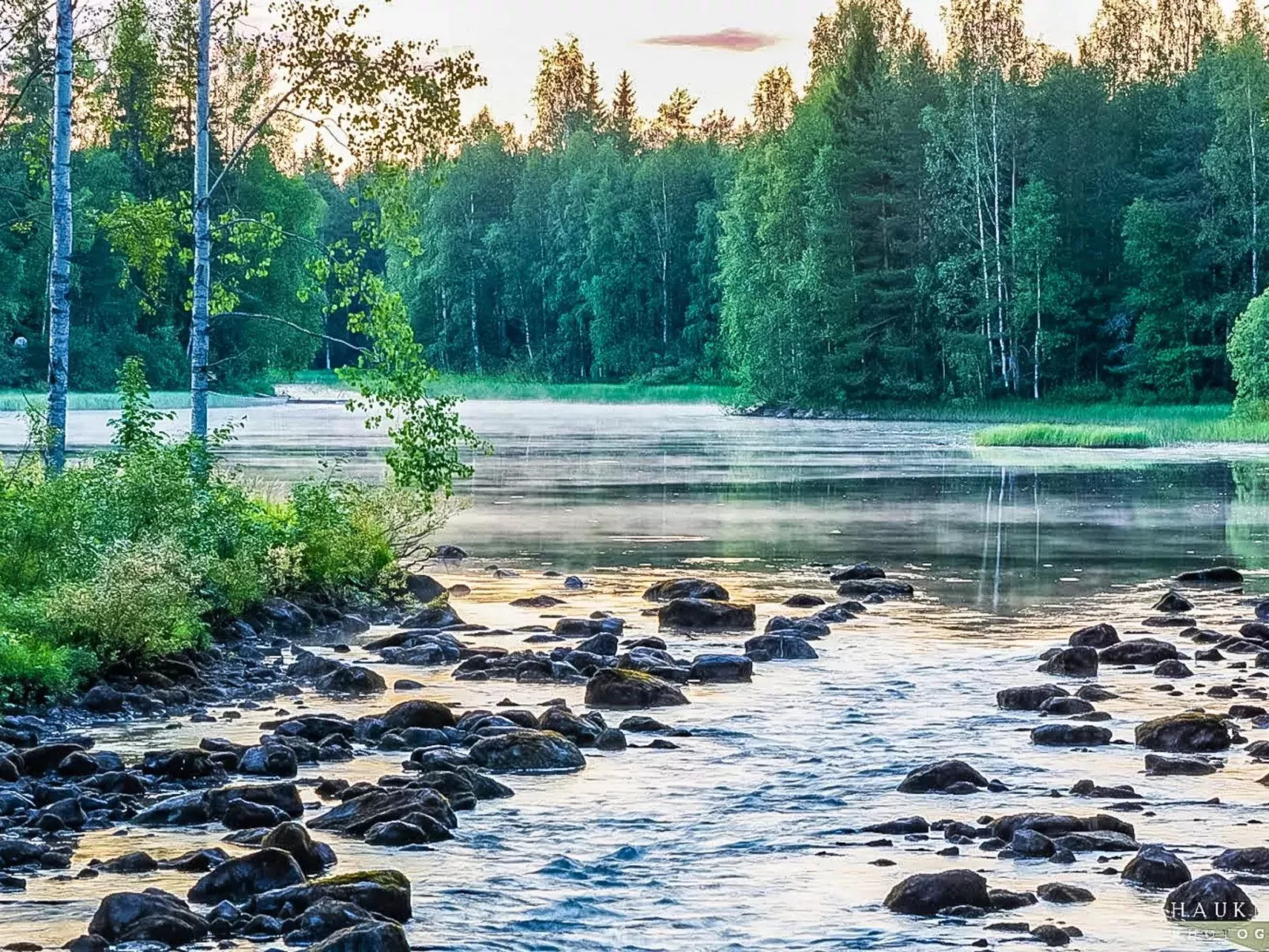 Jussinlahti, vaikon loma 6-Buiten