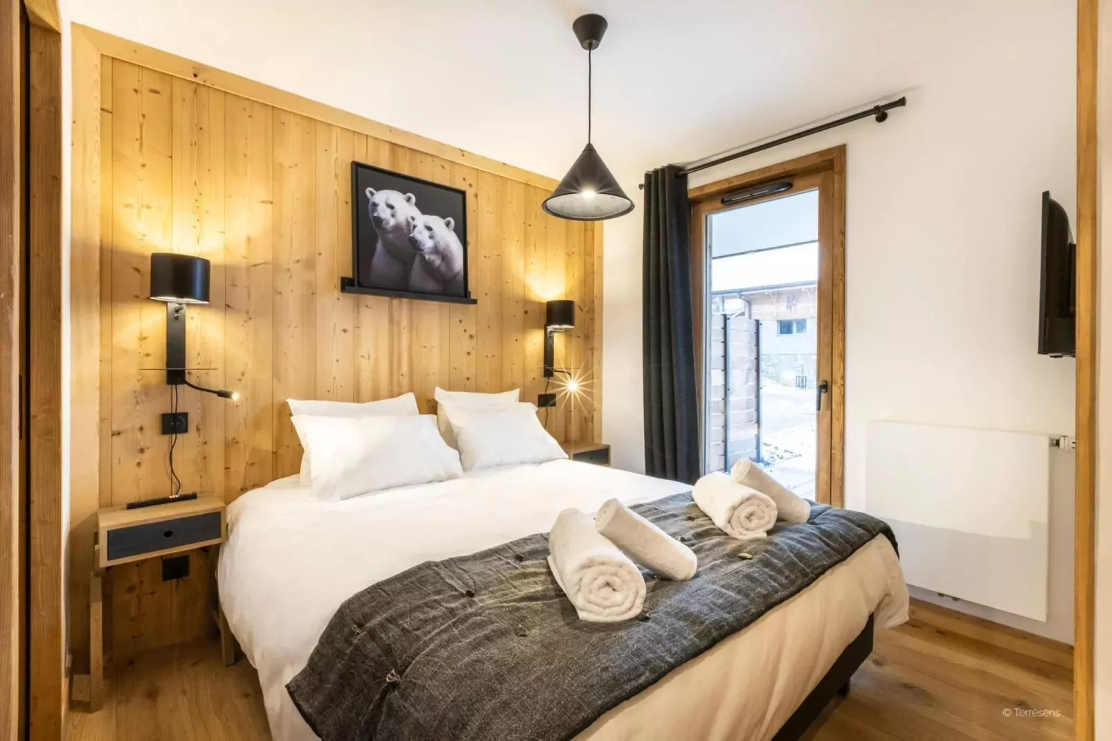CHAPELLE DABONDANCE Le Flocon Blanc A48S-Slaapkamer