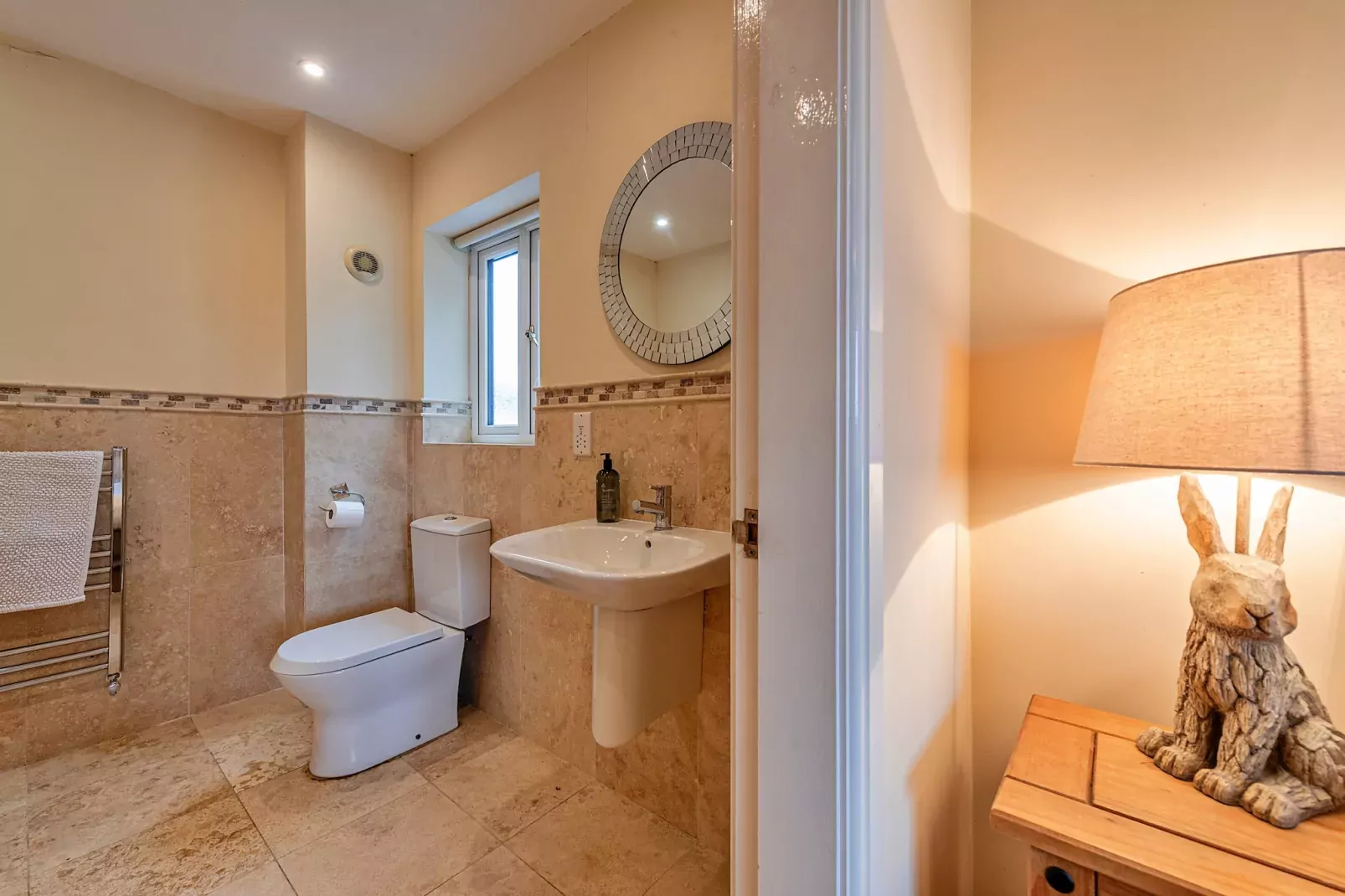 Groes Faen Bach Farmhouse-Badkamer