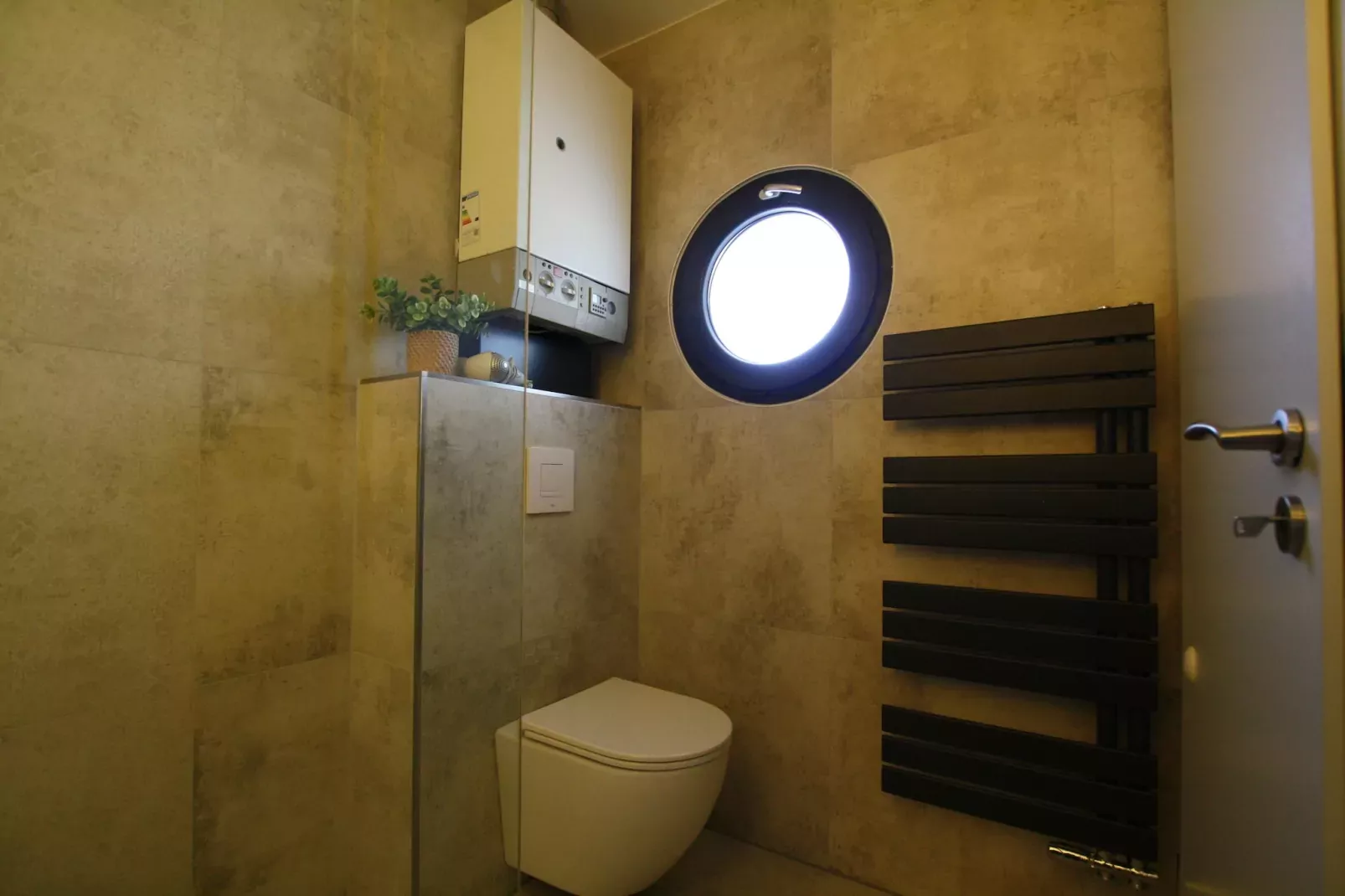 Ferienhaus mit Wasserblick 2 Pers-Badkamer