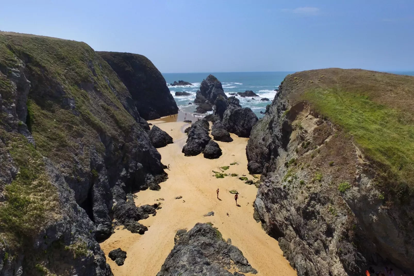Belle-Île-en-Mer/Gîte 4 Pièces 8 Personnes 1 bébé 2 salles d'eau-Gebieden zomer 1km