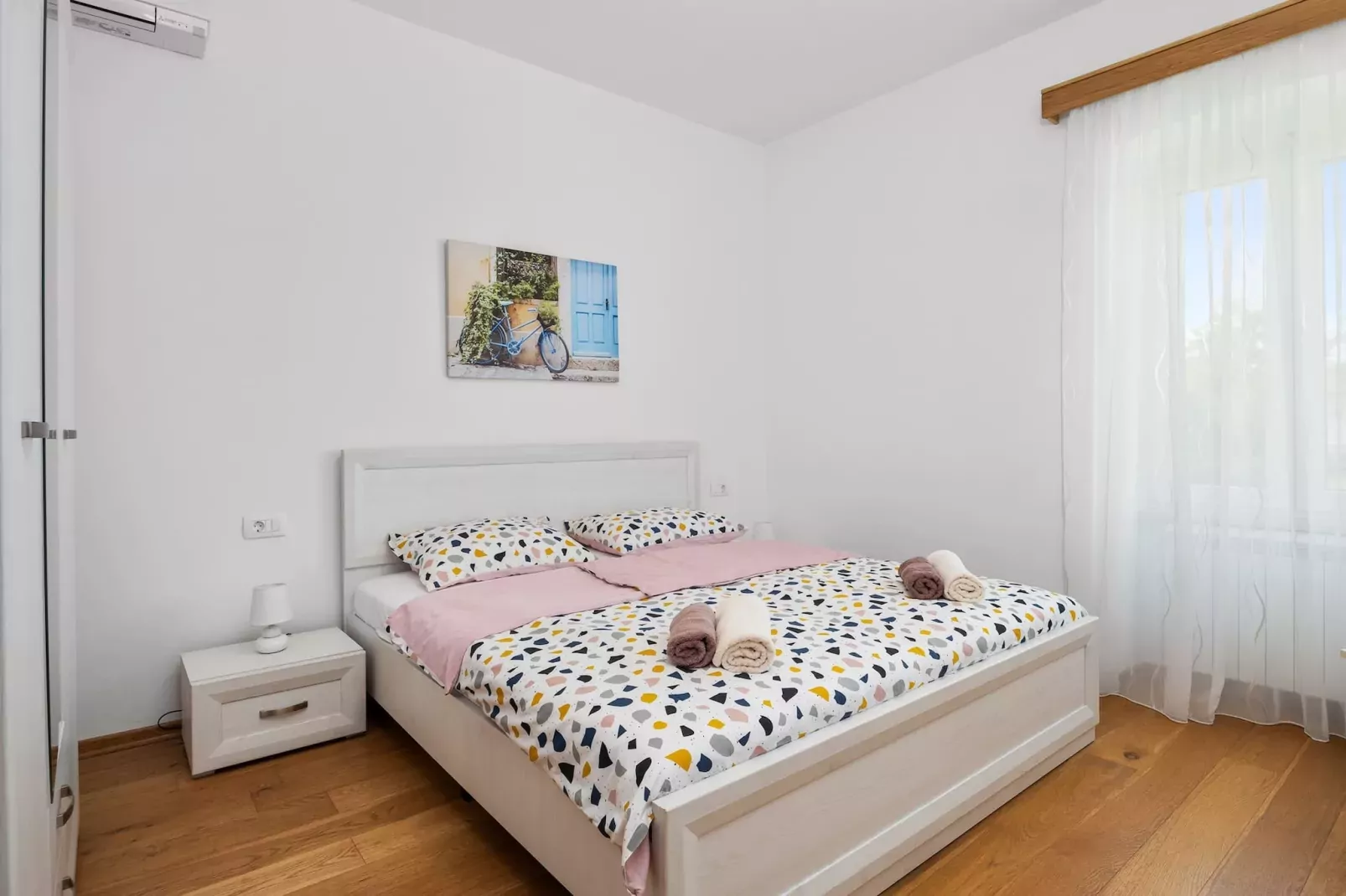 Villa Katarina - Old Stone House with Private Pool-Slaapkamer