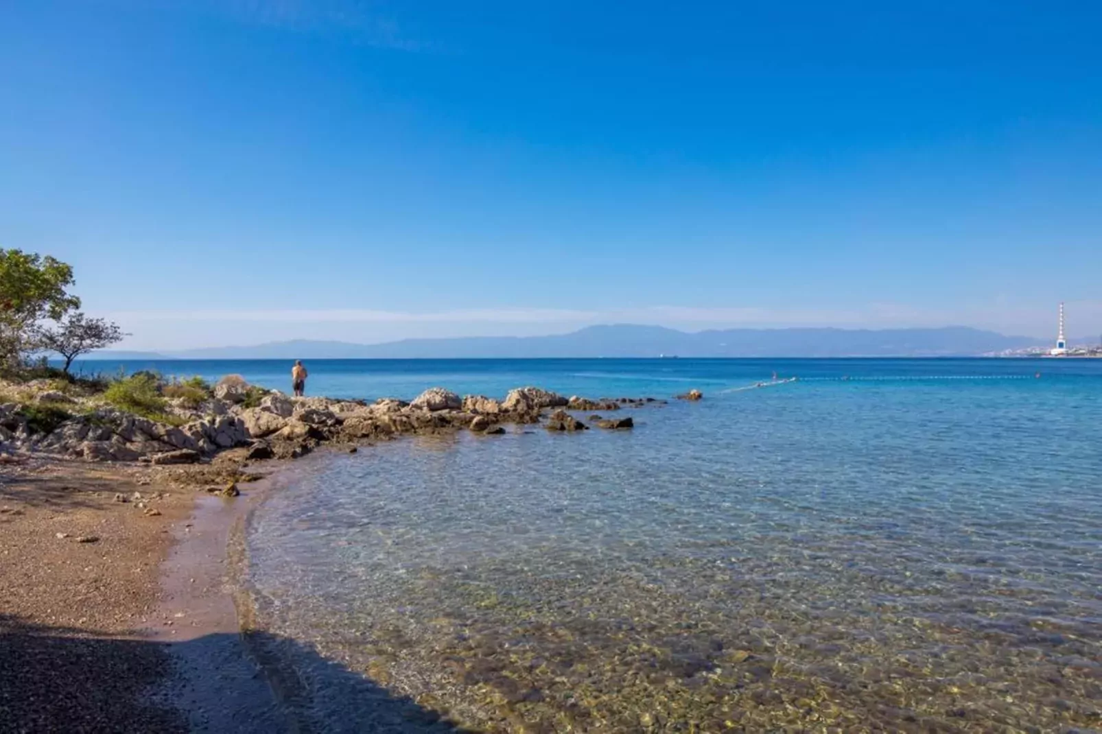 Apartment Slavica 1 - Red Paradise-Uitzicht zomer
