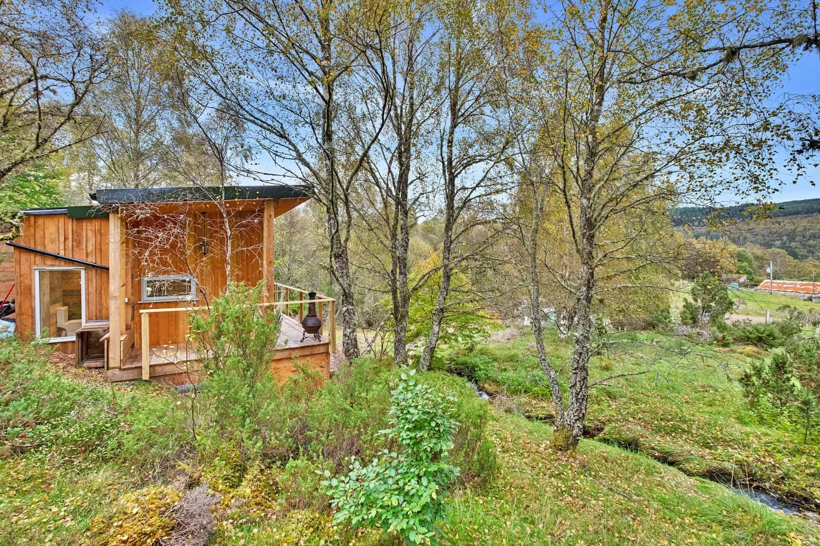 Cosagach Falls Cabin-Buitenlucht