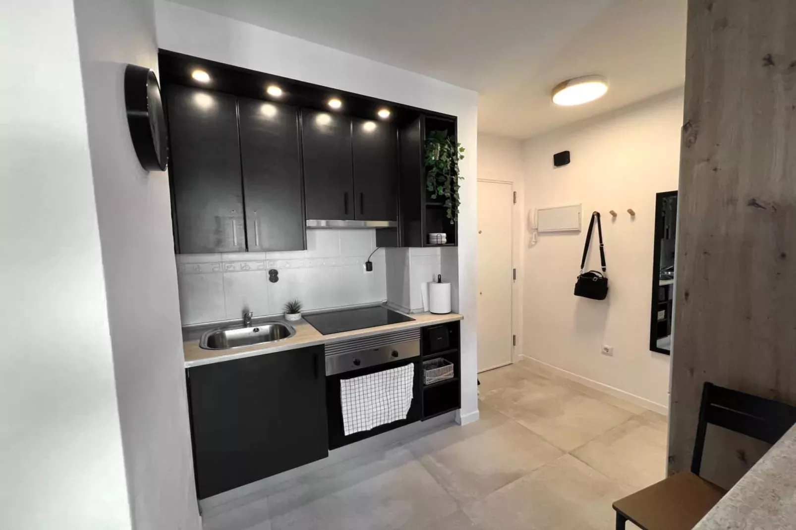 Apartamento con vistas al mar-Keuken
