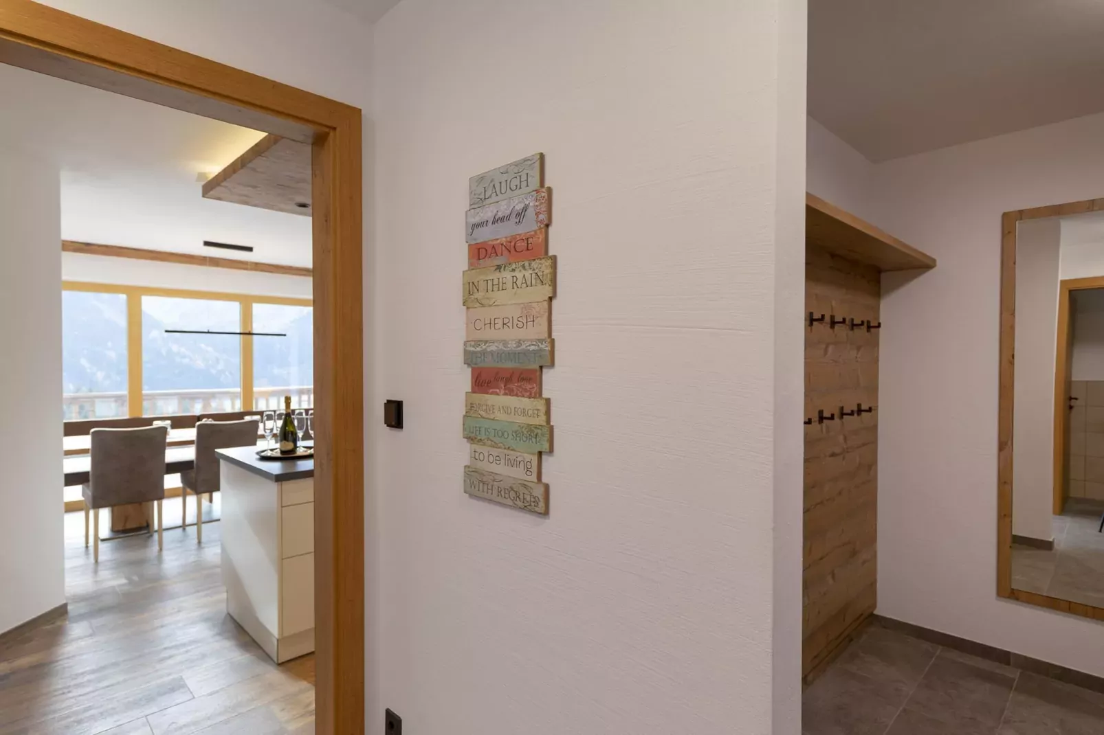 Nationalpark Chalet Glockhaus-Eetkamer