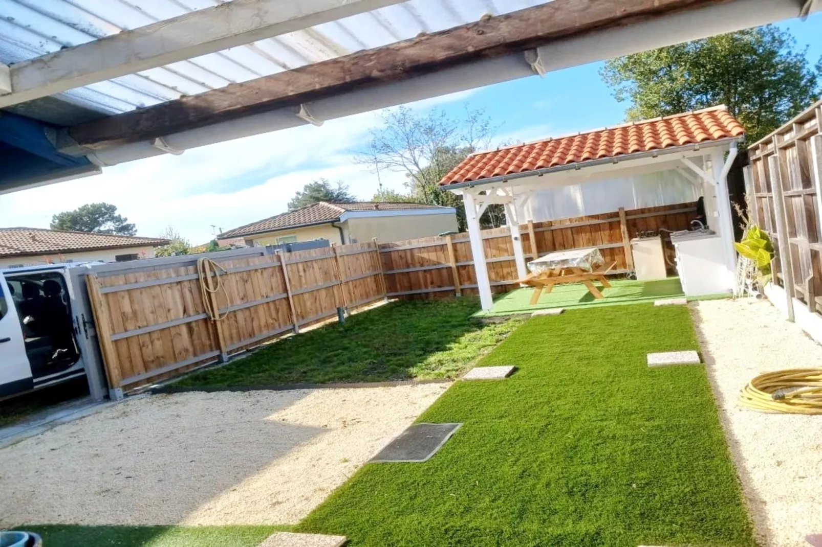 Vakantiehuis in Arcachon met tuin en buitenkeuken-Tuinen zomer