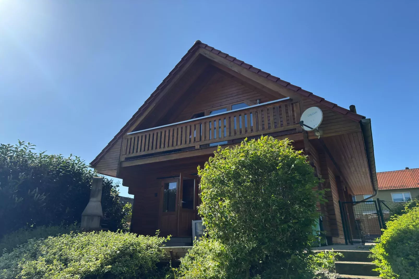 Blockhaus I-Buitenkant zomer