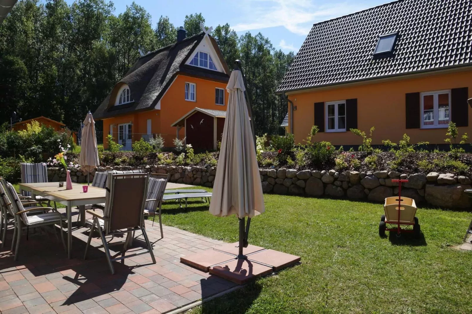Ferienhaus Nachtigall in Glowe-bis zu 6 Pers-Terrasbalkon