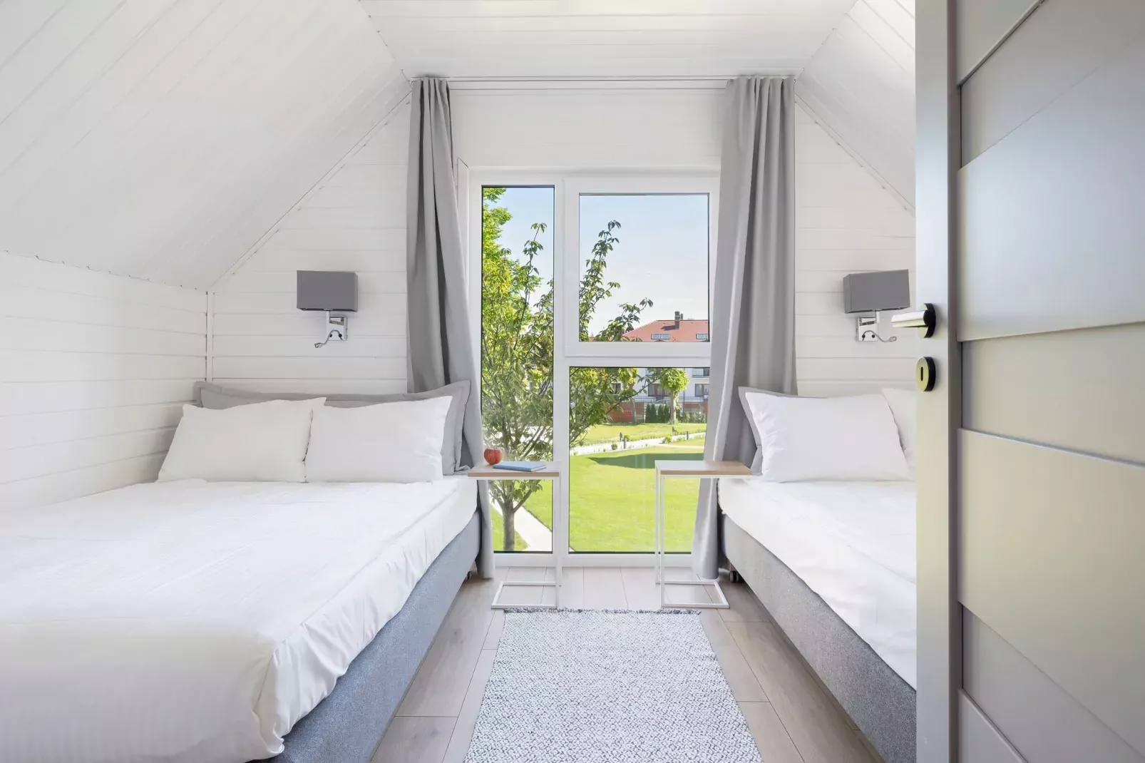Villa Hoff Ferienhäuser Domek 6 Pers-Slaapkamer