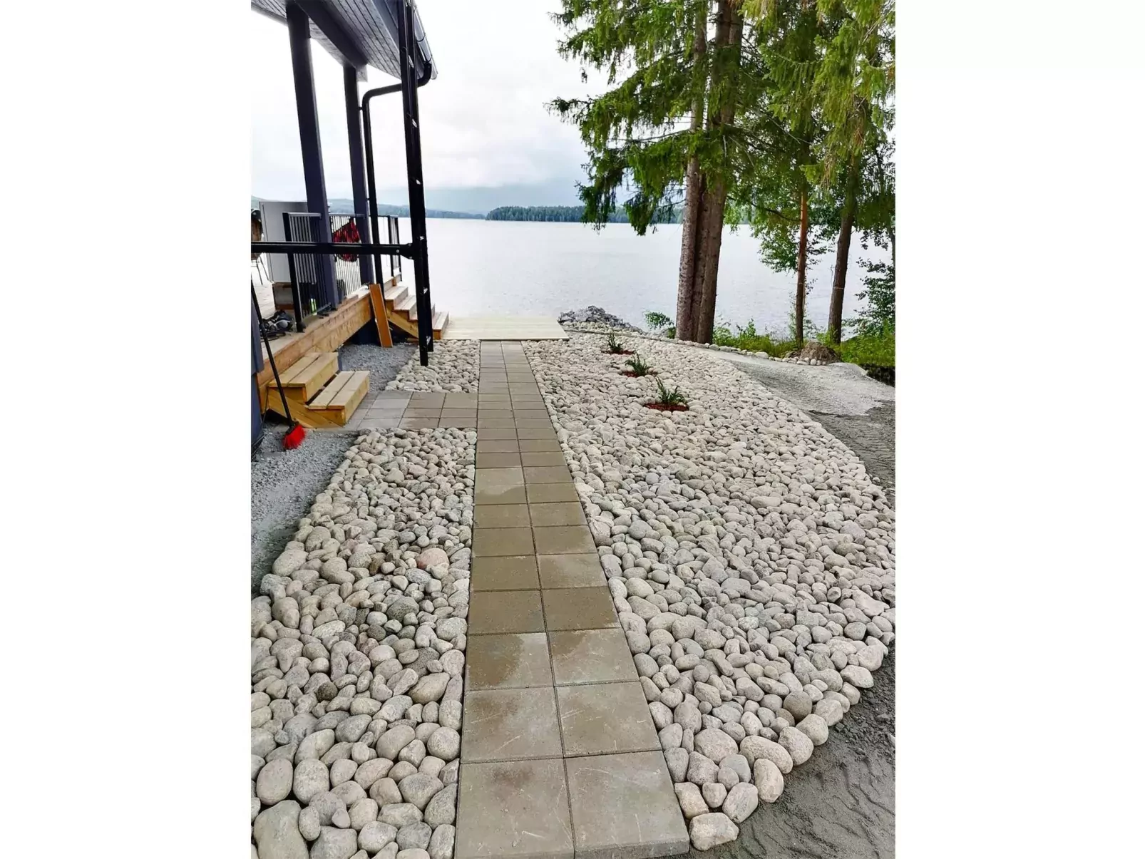 Lakeside villa-Buiten