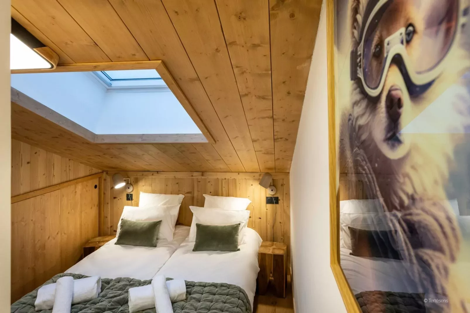 CHAPELLE DABONDANCE Le Flocon Blanc A40P-Slaapkamer