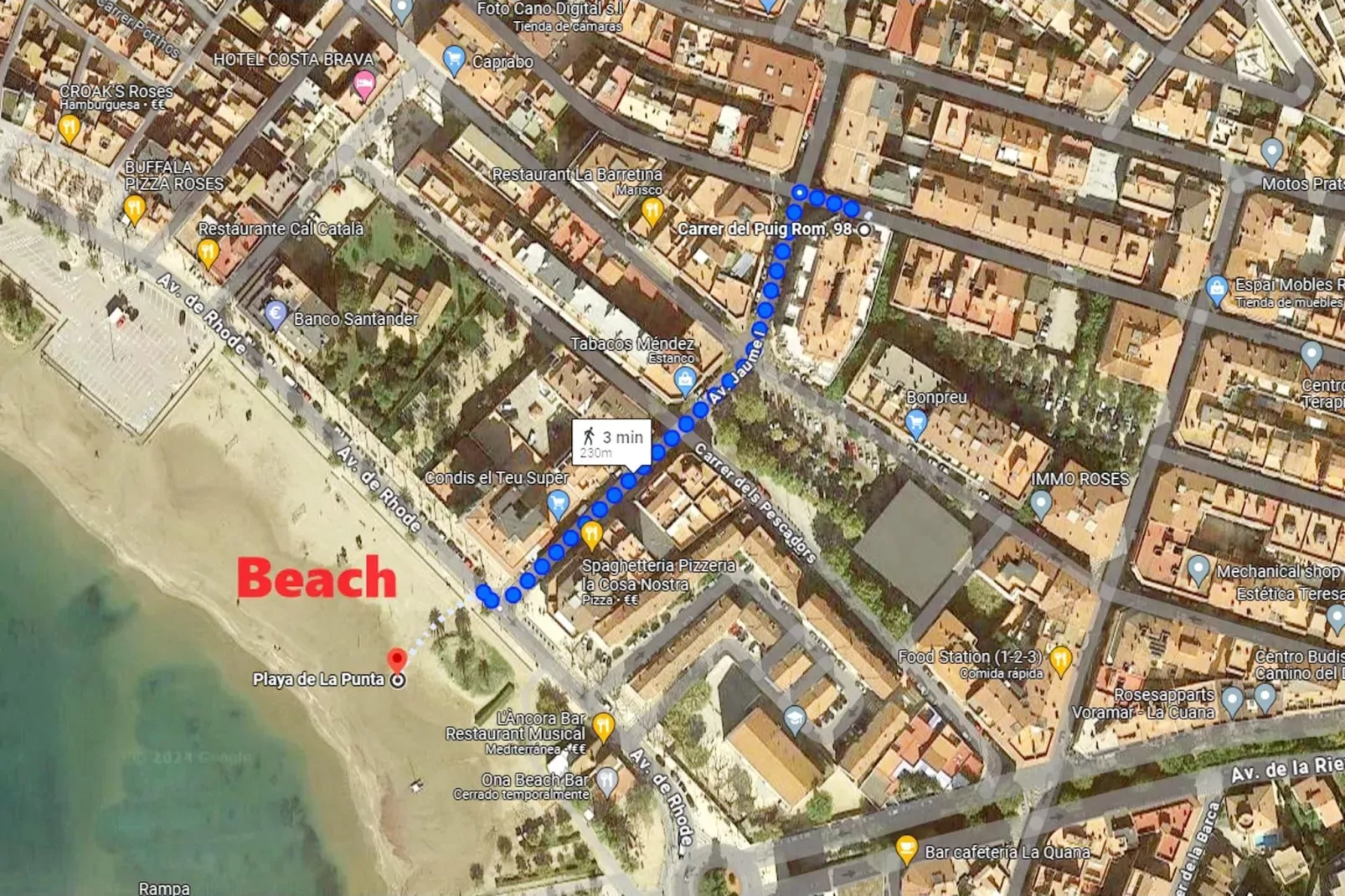 1213 SANT JOAN 200m Playa-Gebieden zomer 20km