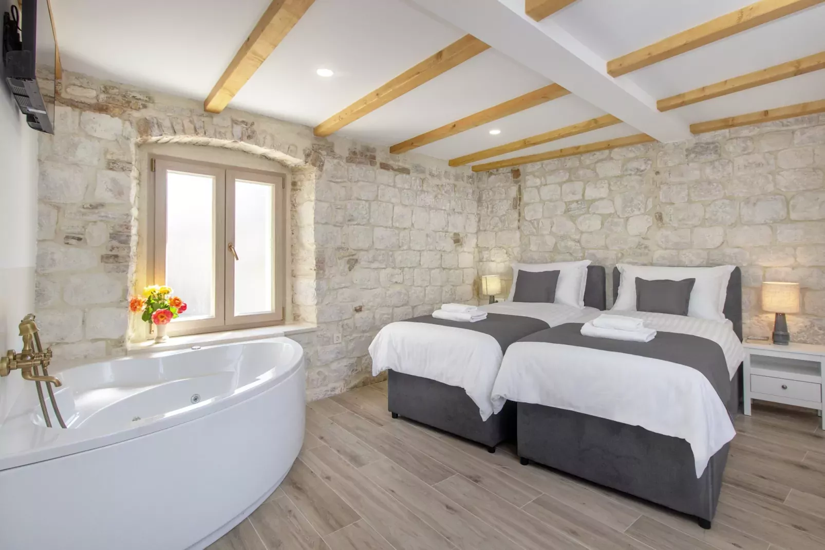 Stone House Trogir-Slaapkamer