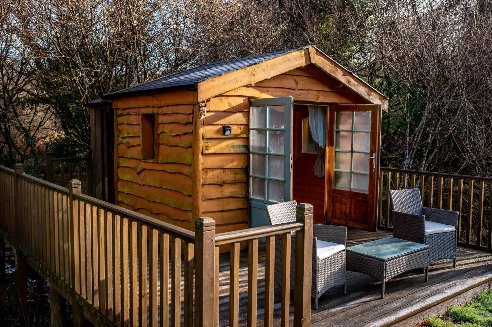 Yeworthy Eco-Treehouse-Terras