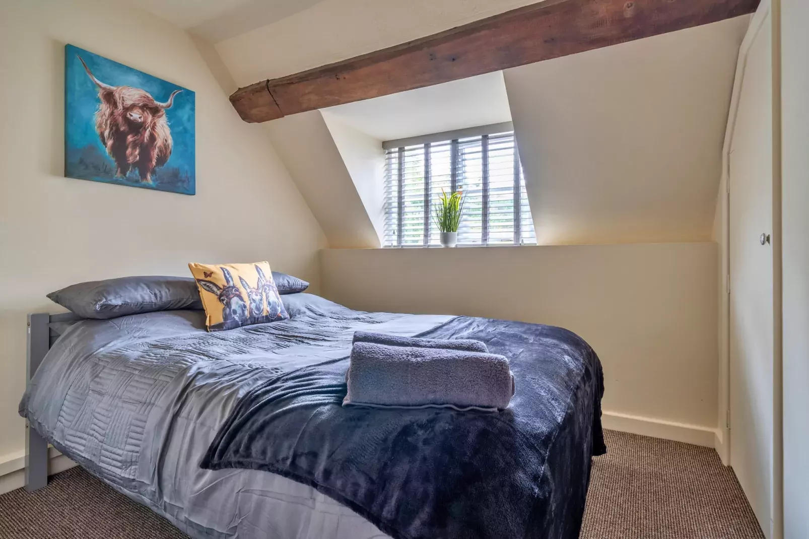 Barn Cottage-Slaapkamer