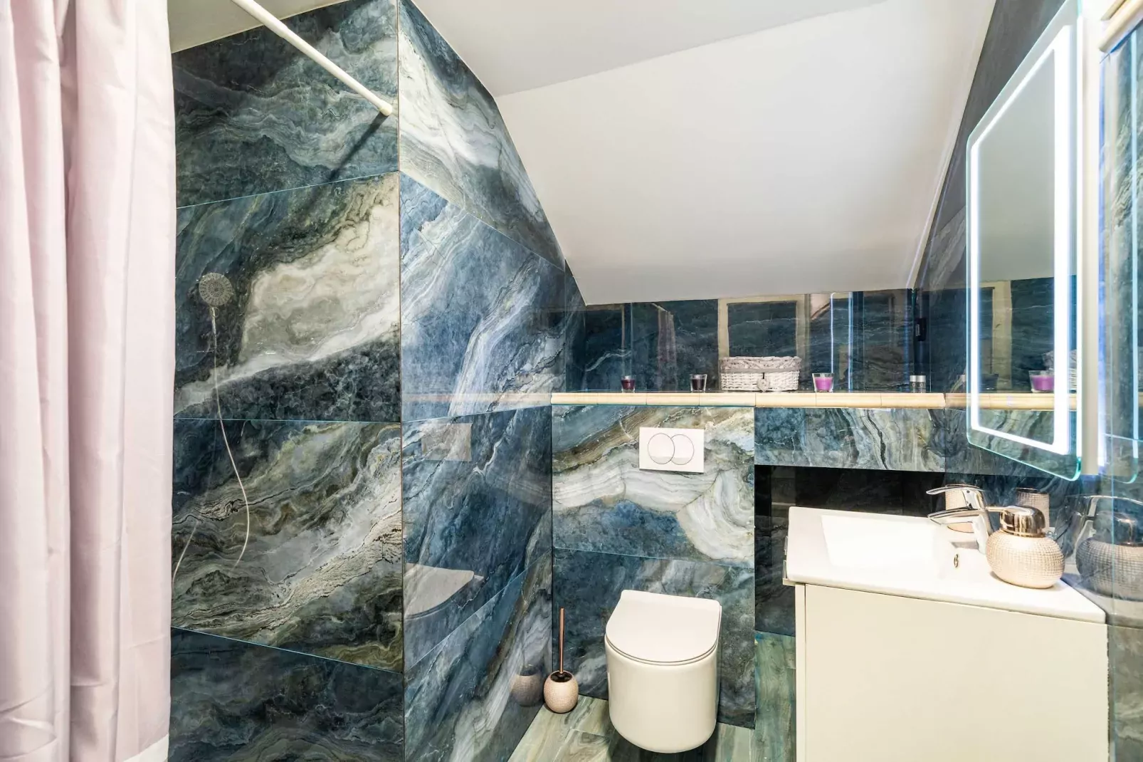 Apartments Dub - One-Bedroom Apartment  (no.4)-Badkamer