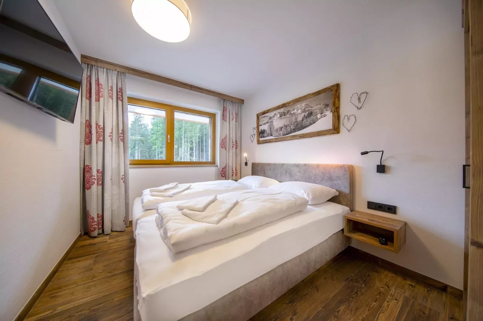 Nationalpark Chalet Malhamhorn-Slaapkamer