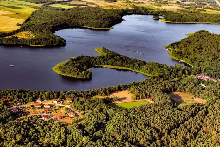 Parterowe domki wakacyjne Borne Sulinowo-Gebieden zomer 1km