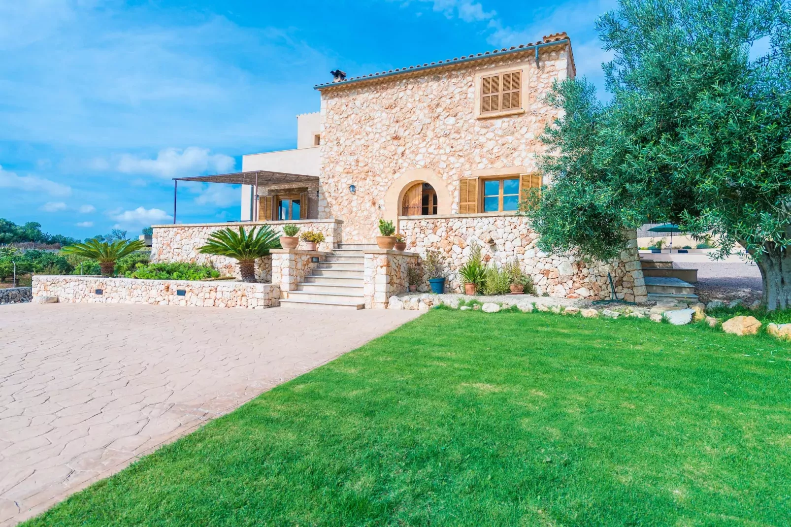 Casa Puig De Na Franquesa-Tuinen zomer