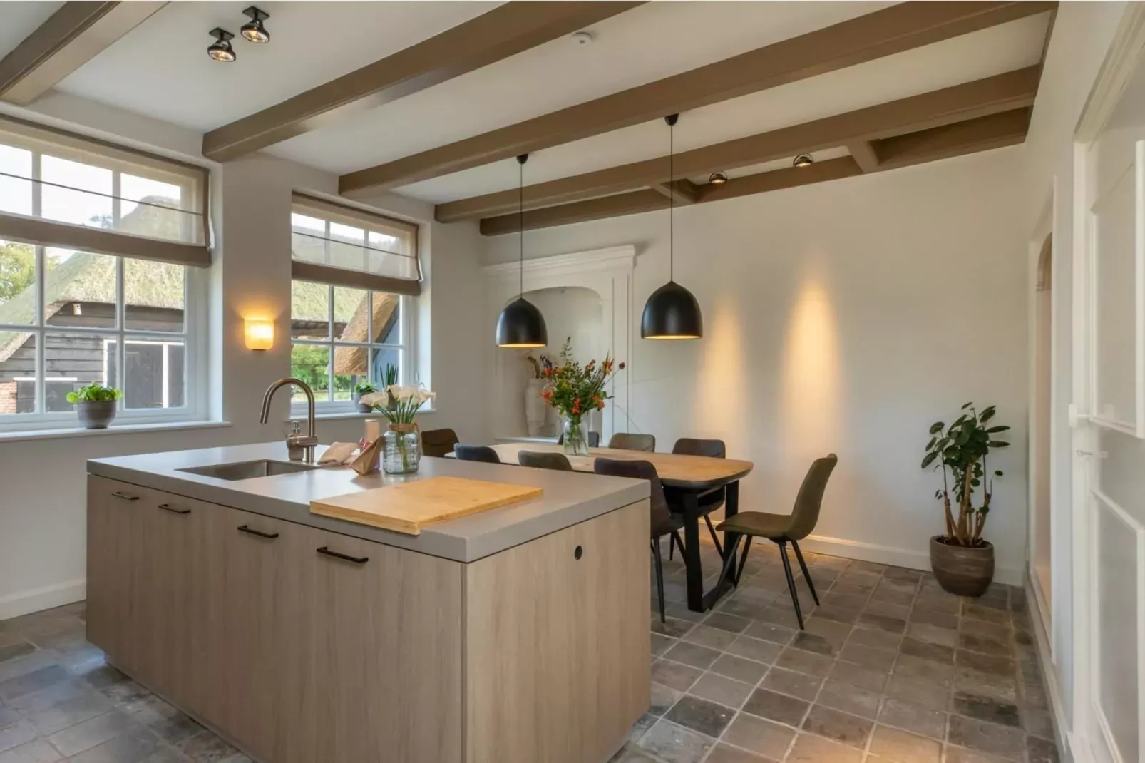 Vakantiehuis 'Boerderij Molenhof' - Stationsweg 5  Heinkenszand-Keuken