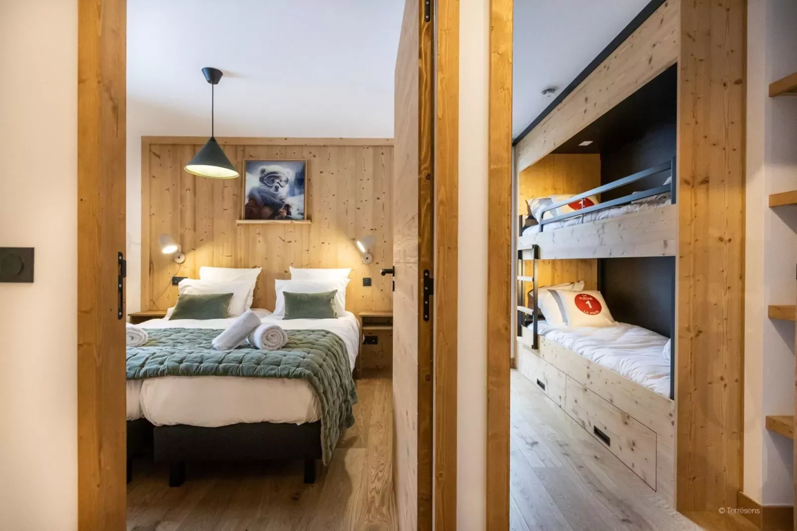 CHAPELLE DABONDANCE Le Flocon Blanc A38S-Slaapkamer