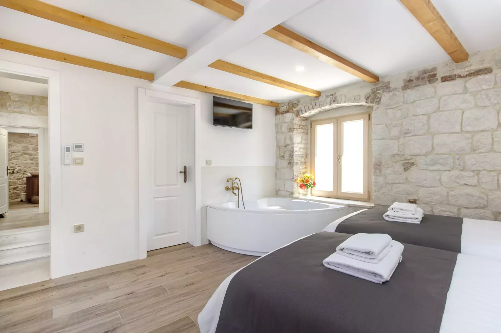 Stone House Trogir-Slaapkamer