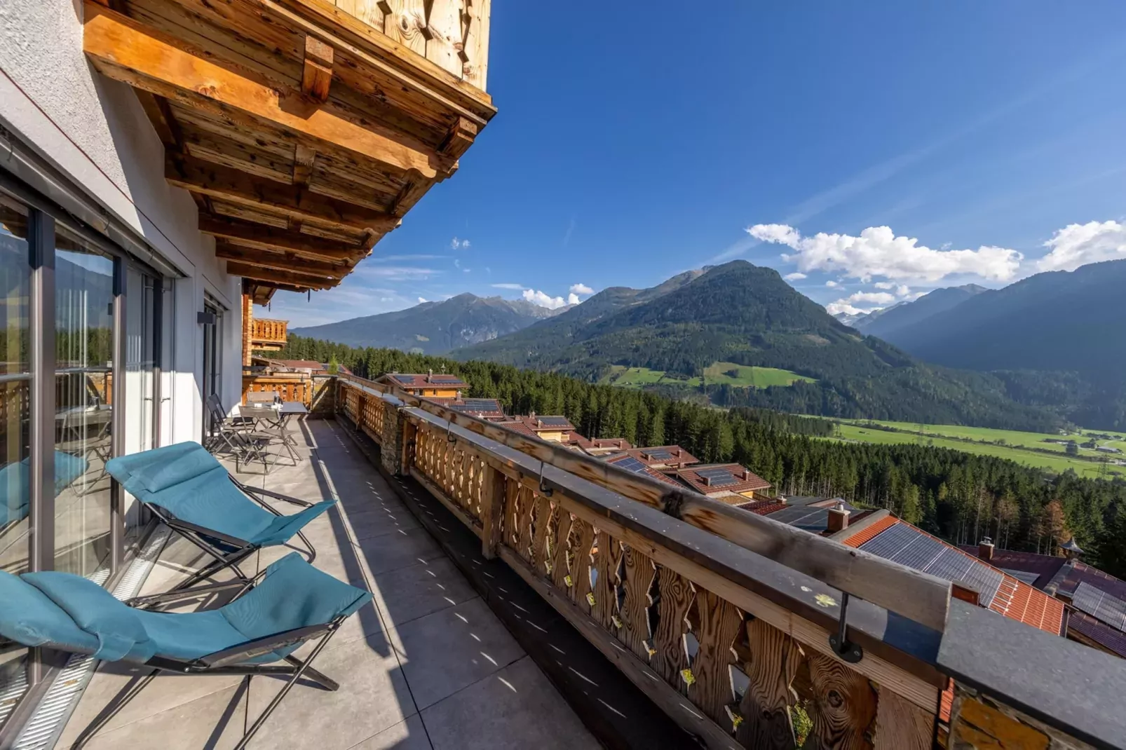 Nationalpark Chalet Schlieferspitze-Terrasbalkon