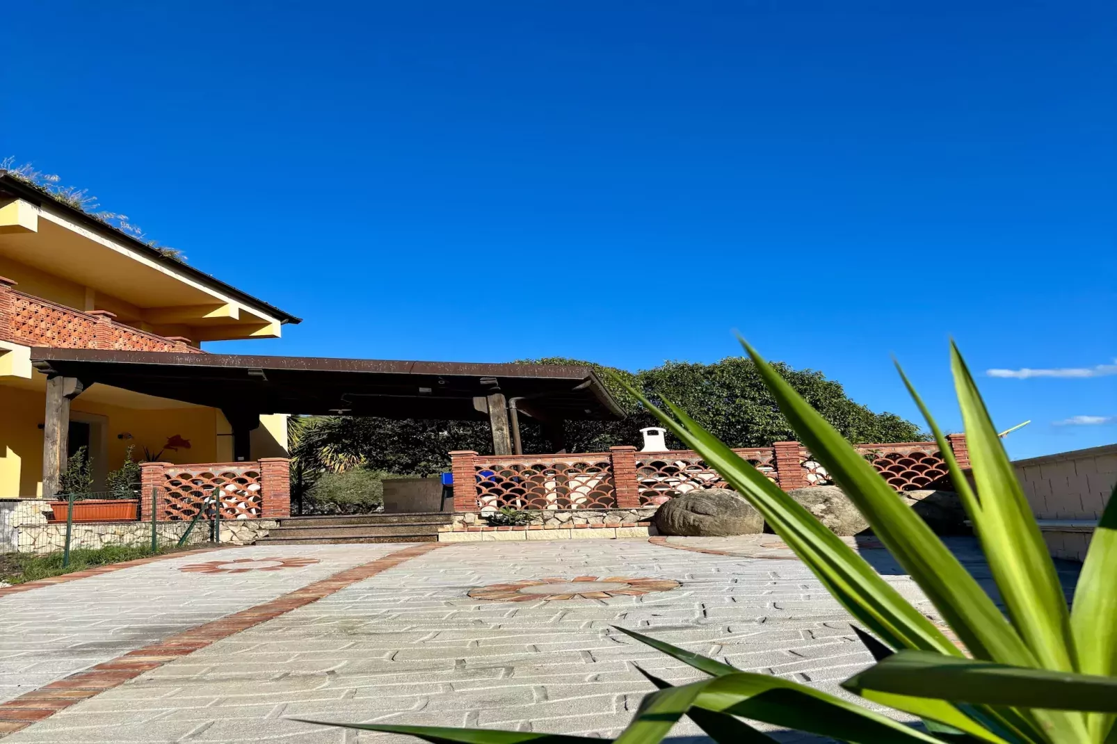Ferienhaus Francavilla di Sicilia  Villa Uliveto-Terrasbalkon