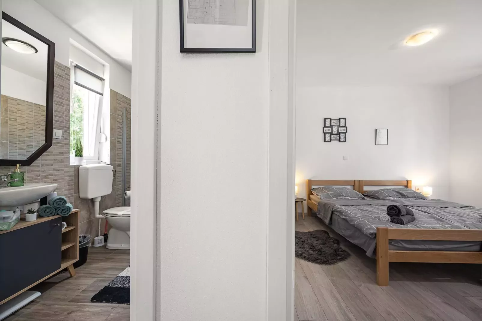 Villa Jakov with Private Pool-Slaapkamer