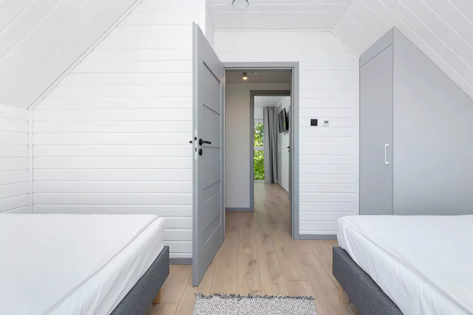 Villa Hoff Ferienhäuser Domek 4 Pers-Slaapkamer