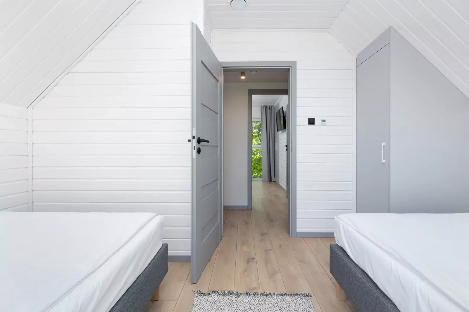 Villa Hoff Ferienhäuser Domek 5 Pers-Slaapkamer