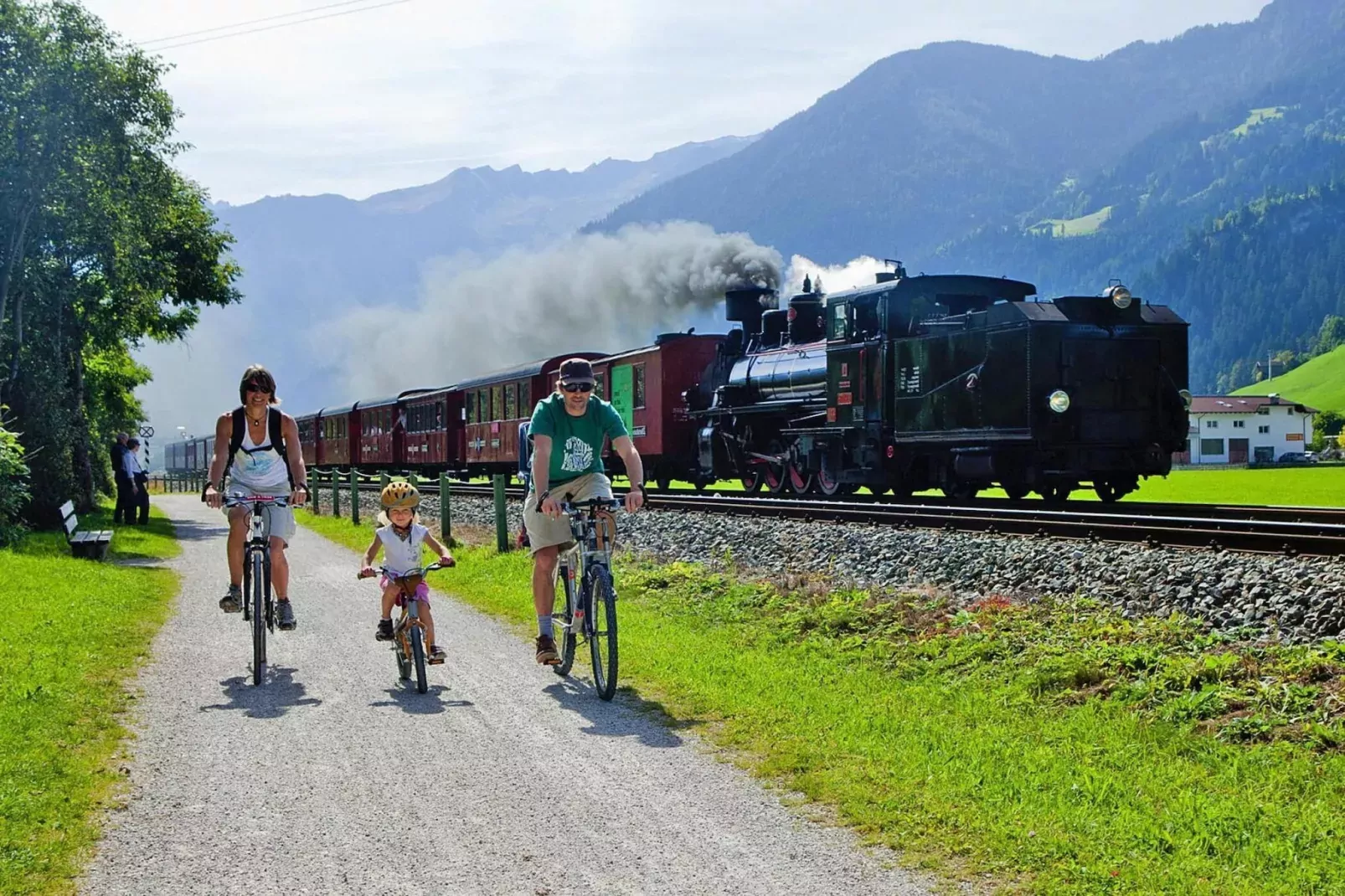 Gatterbäck-Gebieden zomer 1km
