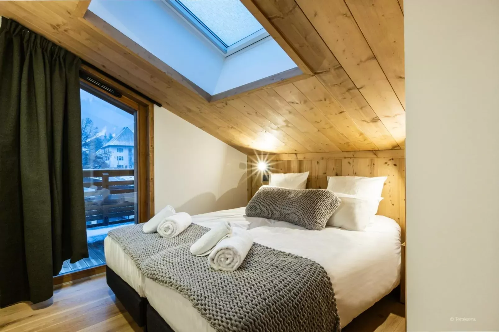 CHAPELLE DABONDANCE Le Flocon Blanc A40P-Slaapkamer