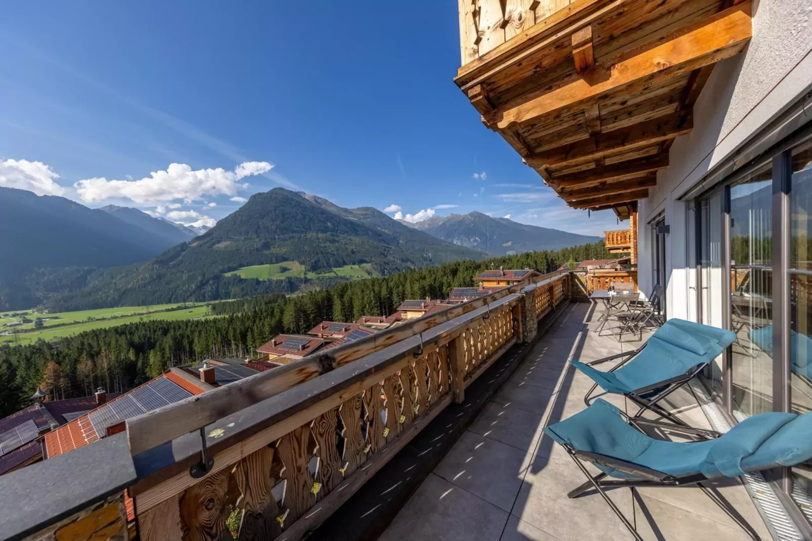 Nationalpark Chalet Schlieferspitze-Terrasbalkon