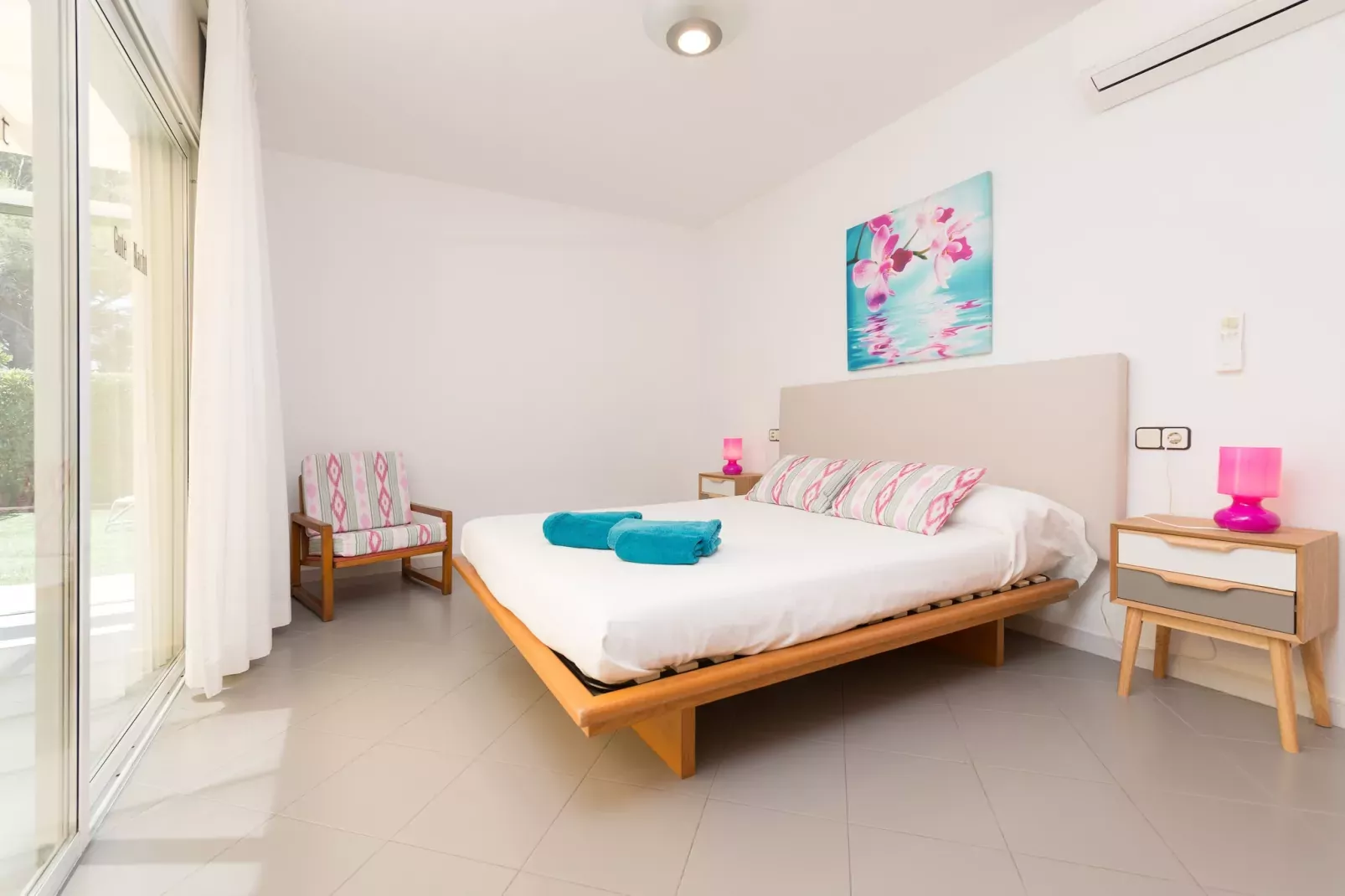 Can Roig (caldes)-Slaapkamer