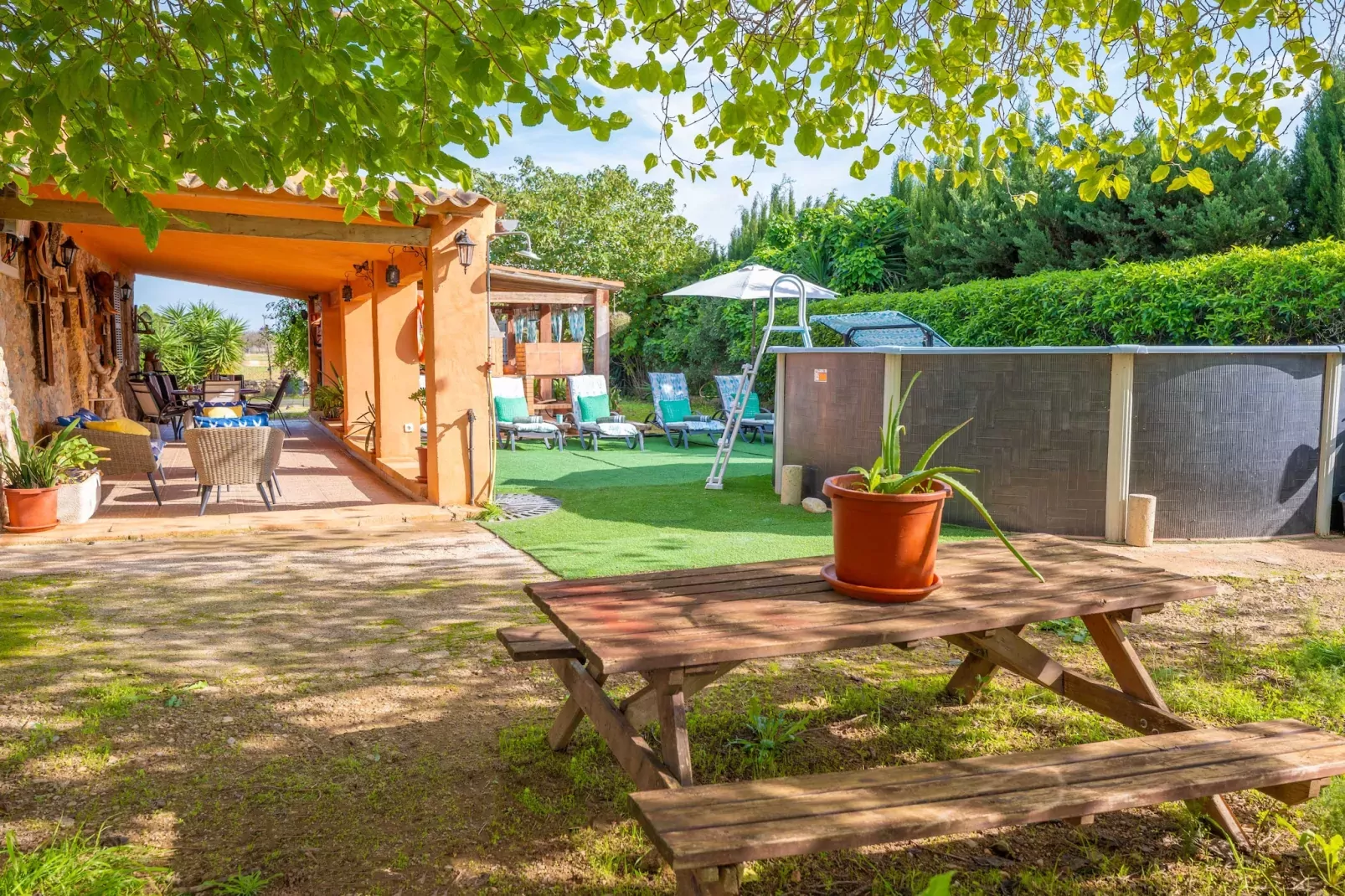 Finca Can Calisto-Tuinen zomer