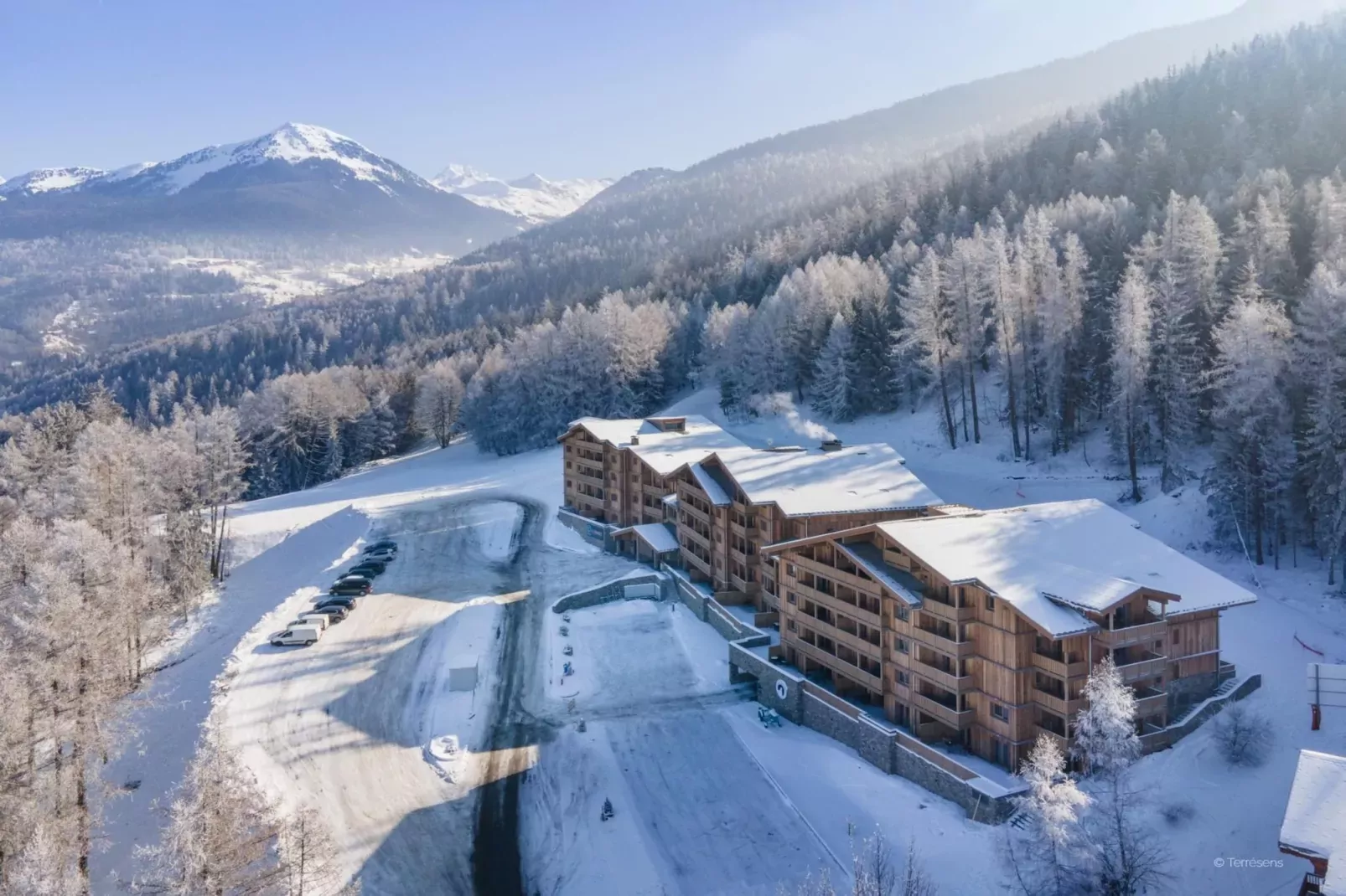 PLAGNE MONTALBERT Le Snoroc- A38S-Gebied winter 1km