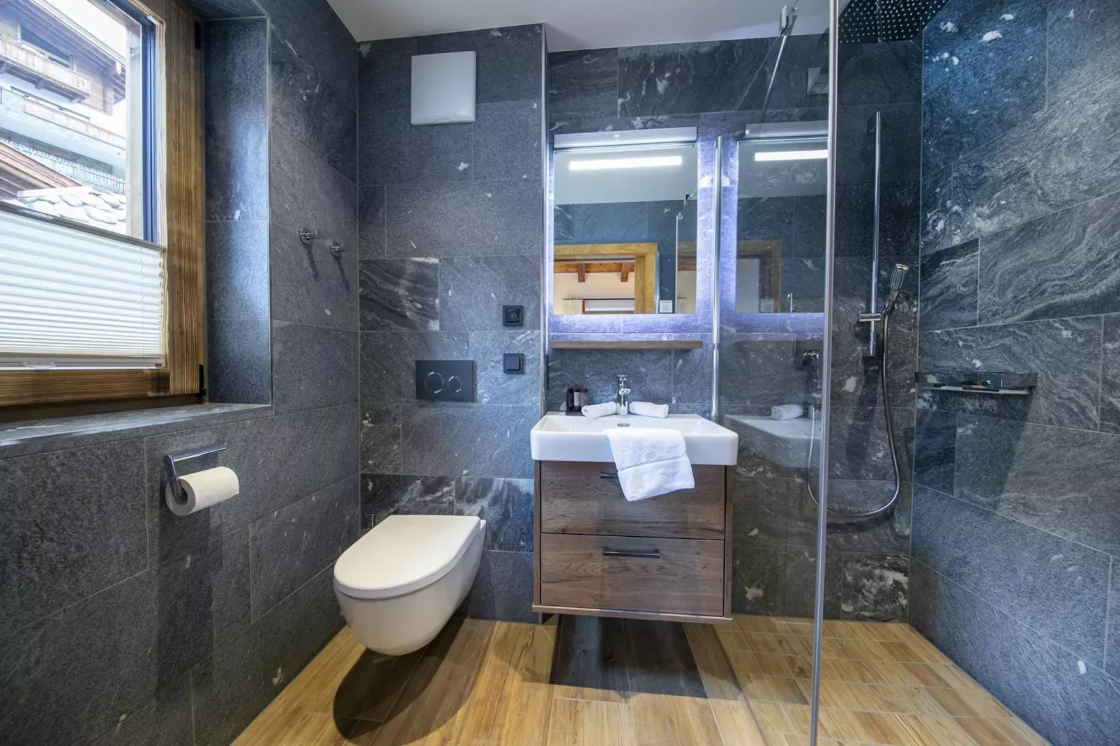Nationalpark Chalet Grosser Happ-Badkamer