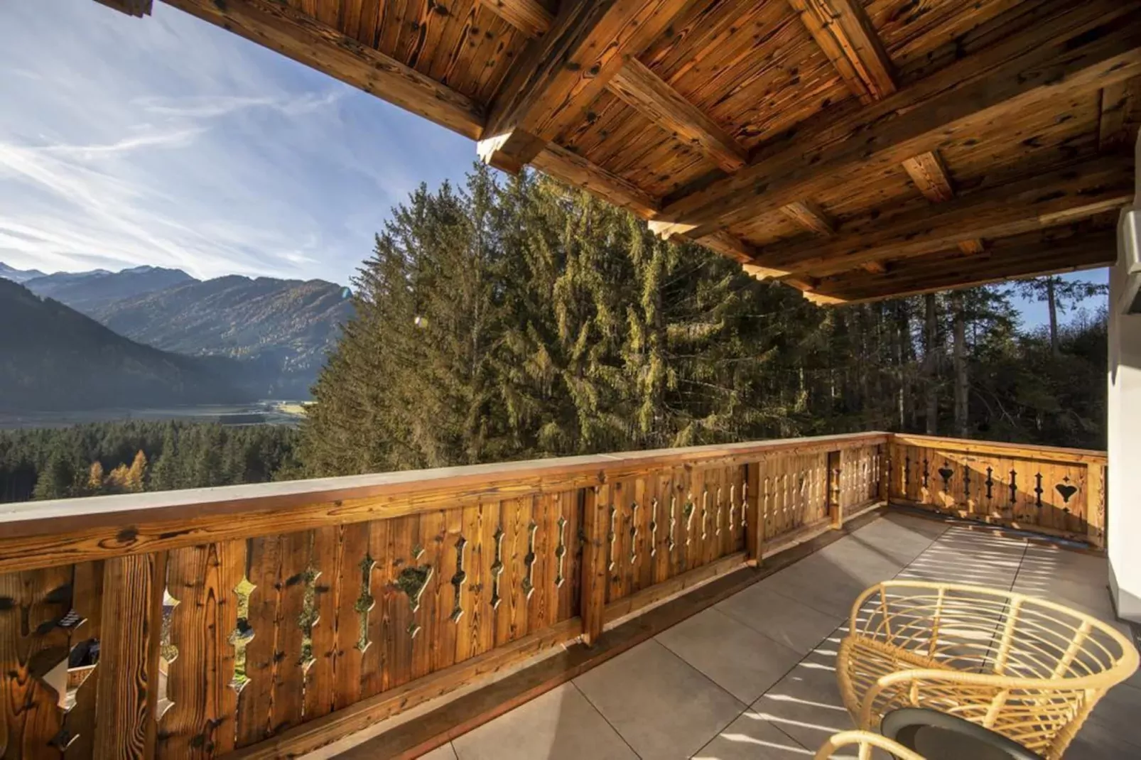 Nationalpark Chalet Schneespitze-Uitzicht zomer