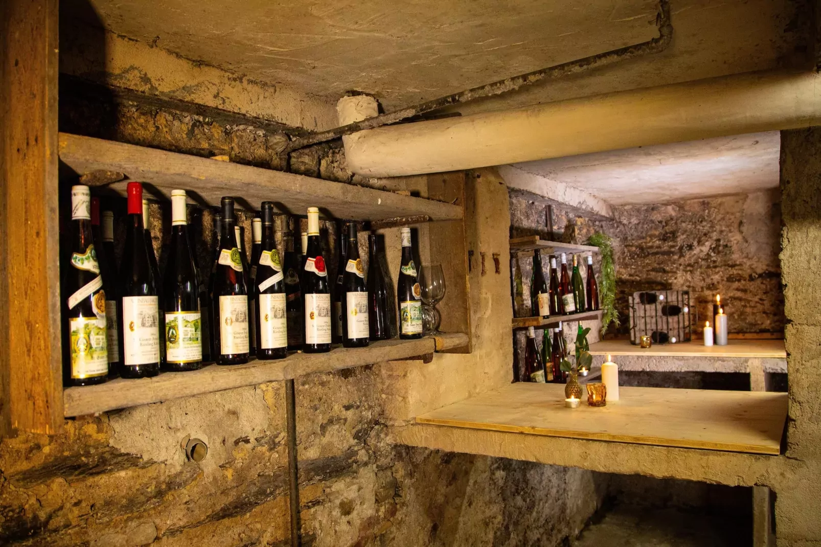 Weingut Mühlenschenke mit Weinkeller-Recreatieruimte
