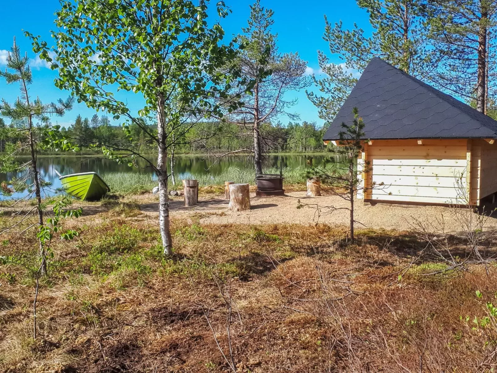 Honkapirtti, vuotunki-Buiten