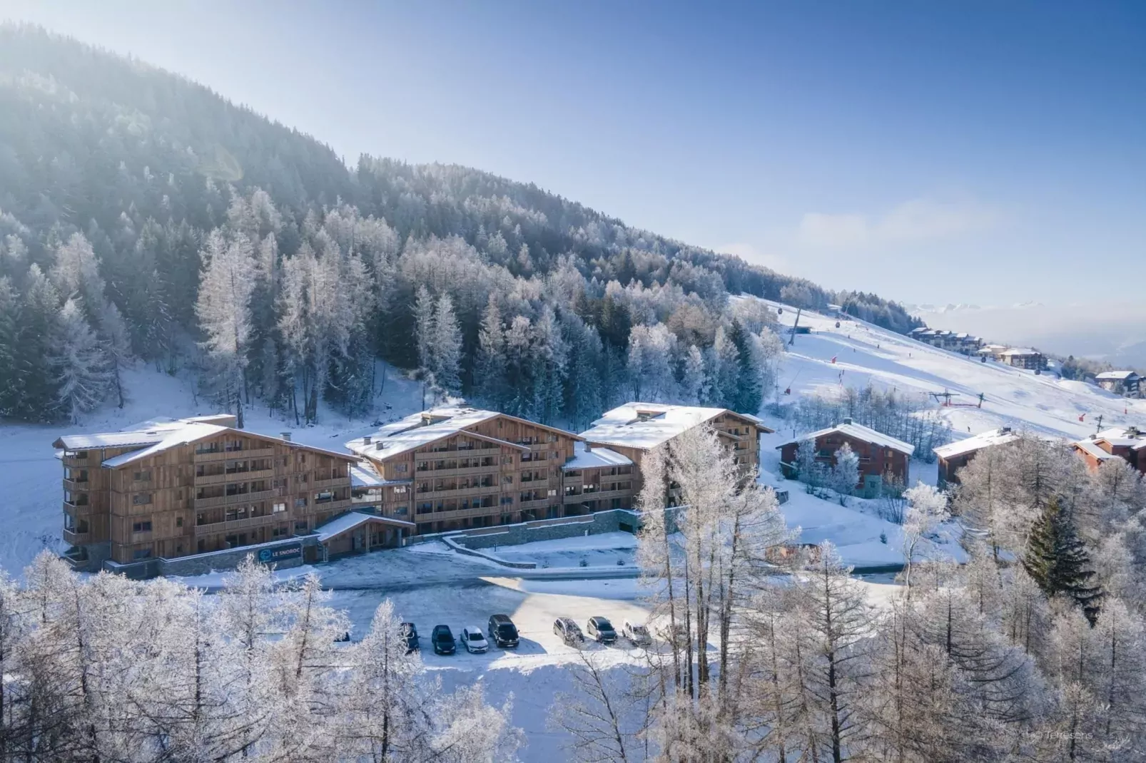 PLAGNE MONTALBERT Le Snoroc- A38S-Gebied winter 1km